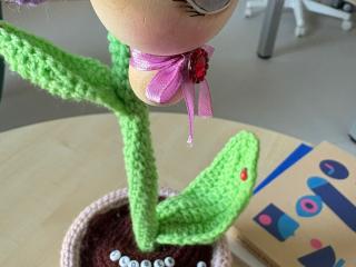 Ręcznie robiony kwiatek